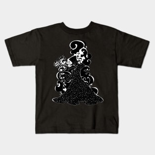 Plague doctor in starry coat Kids T-Shirt